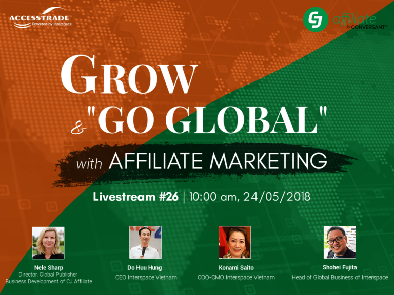 LIVESTREAM #26: GROW AND "GO GLOBAL" WITH AFFILIATE MARKETING