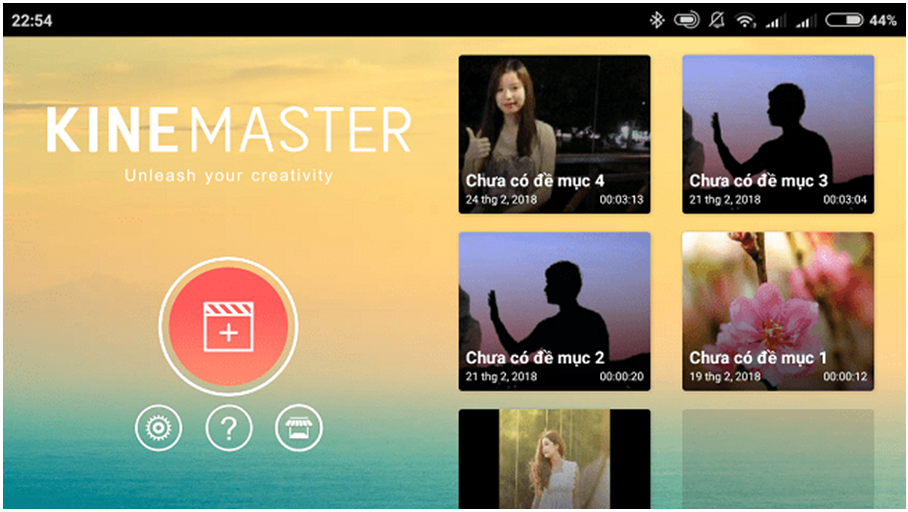 ứng dụng Kingmaster hỗ trợ làm youtuber bằng điện thoại