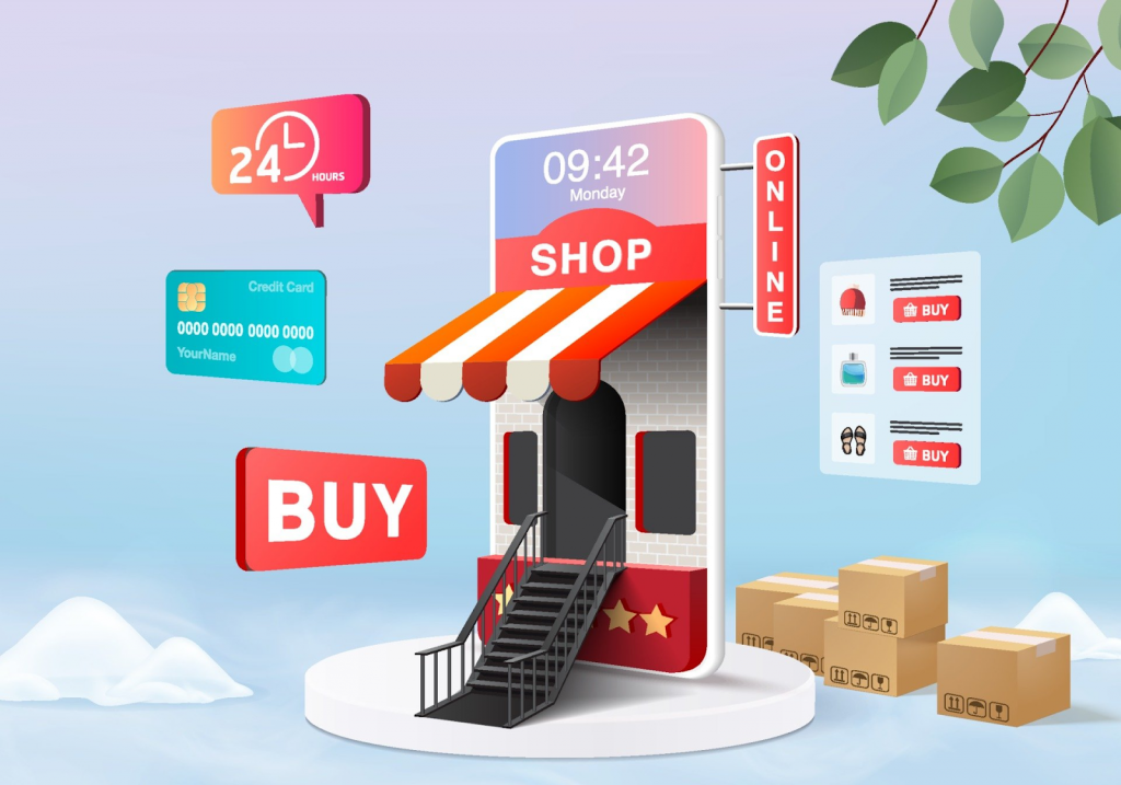 Mở shop online