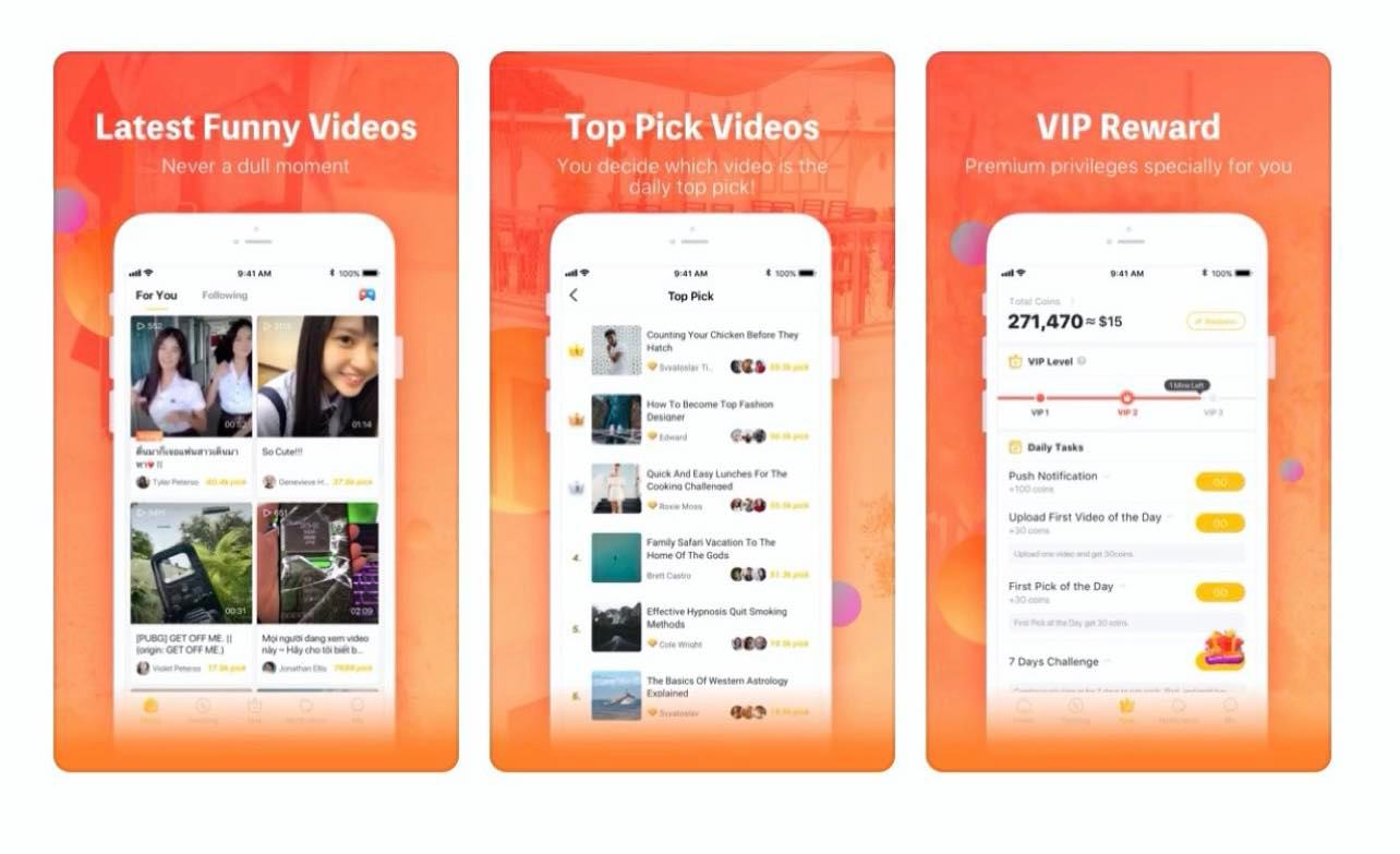 Veeu App - Ứng dụng xem video và kiếm tiền