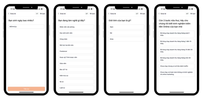 Cách đăng kí tải khoản ACCESSTRADE qua Mobile App