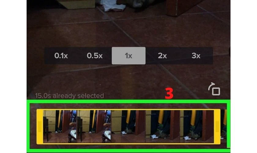 Điều chỉnh độ dài video bạn muốn đăng