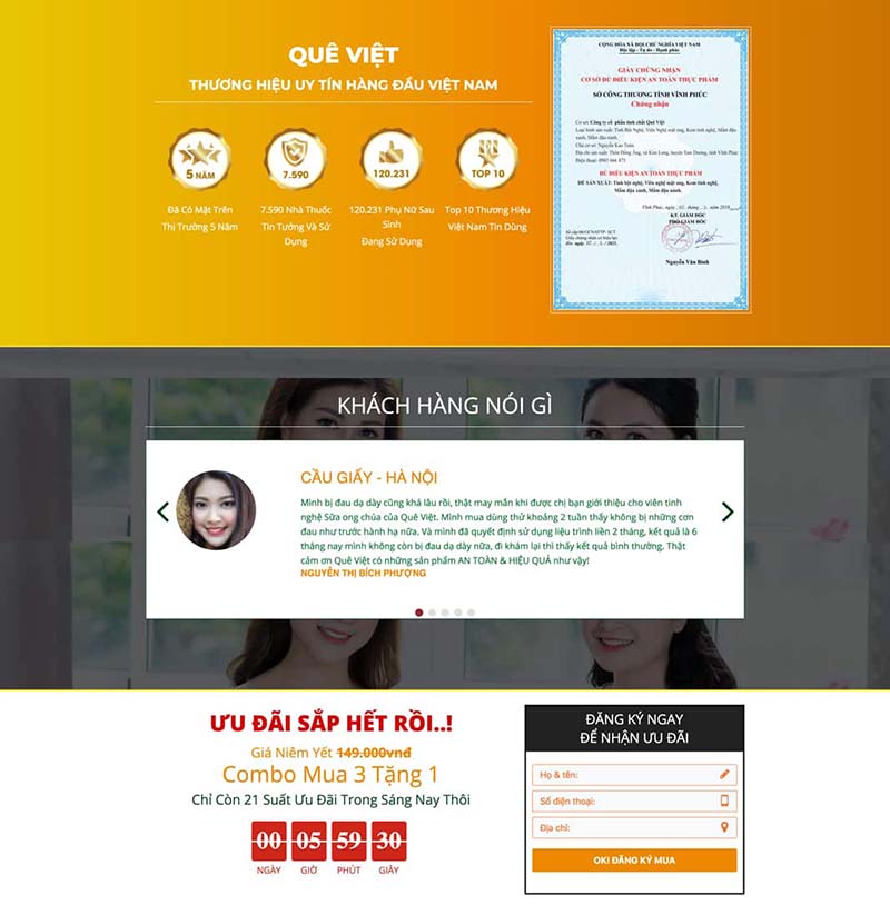 Landing page là gì?ì