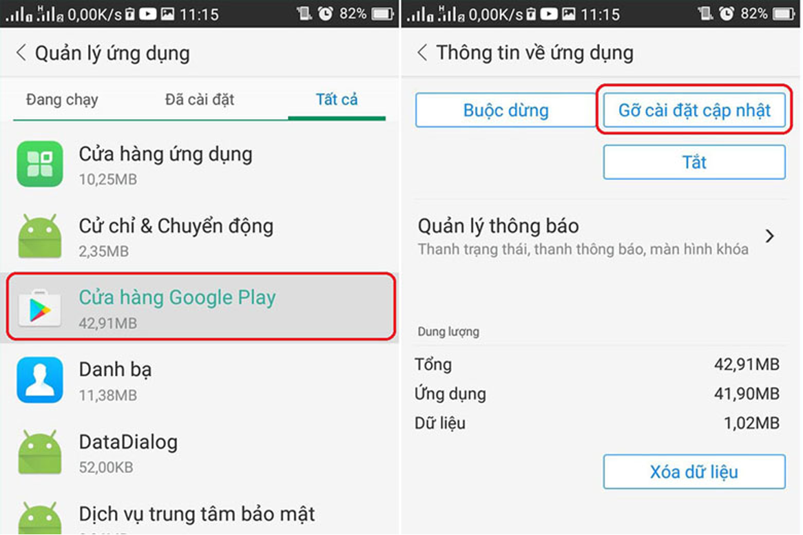 Cách khắc phục lỗi tải Google Play