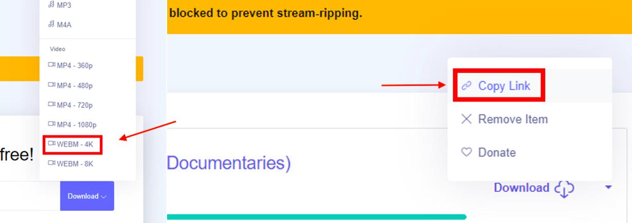 Tải video Youtube qua website ddownr.com
