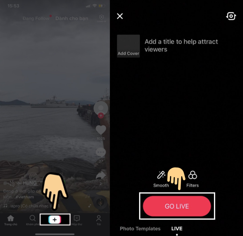 Cách live bán hàng trên TikTok khi đủ điều kiện