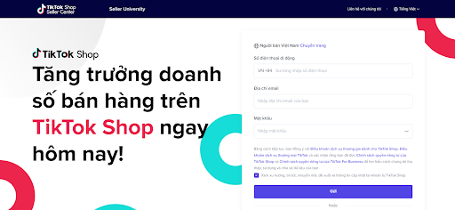 bán hàng trên TikTok