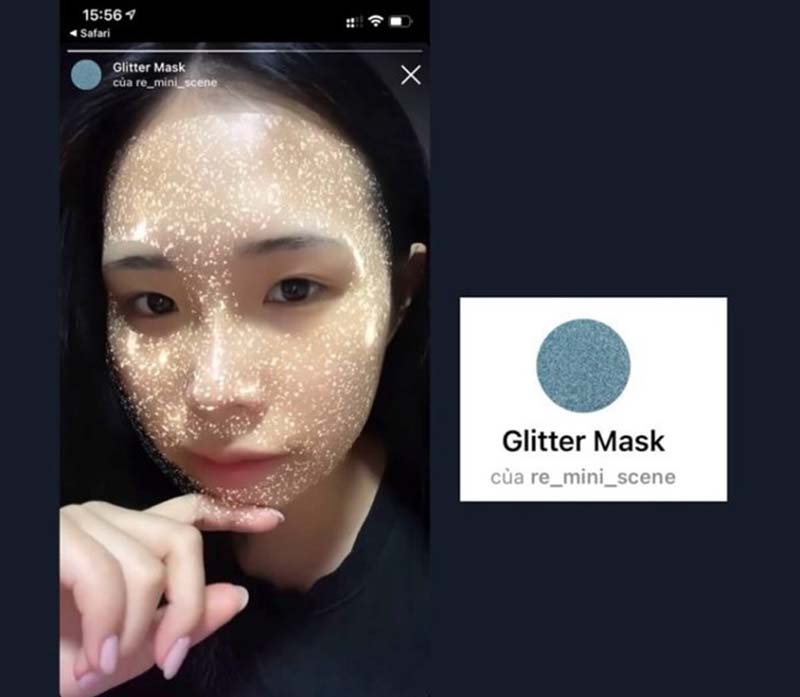 Filter Glitter Mask mặt nạ đẹp nhất được nhiều người dùng chọn lựa
