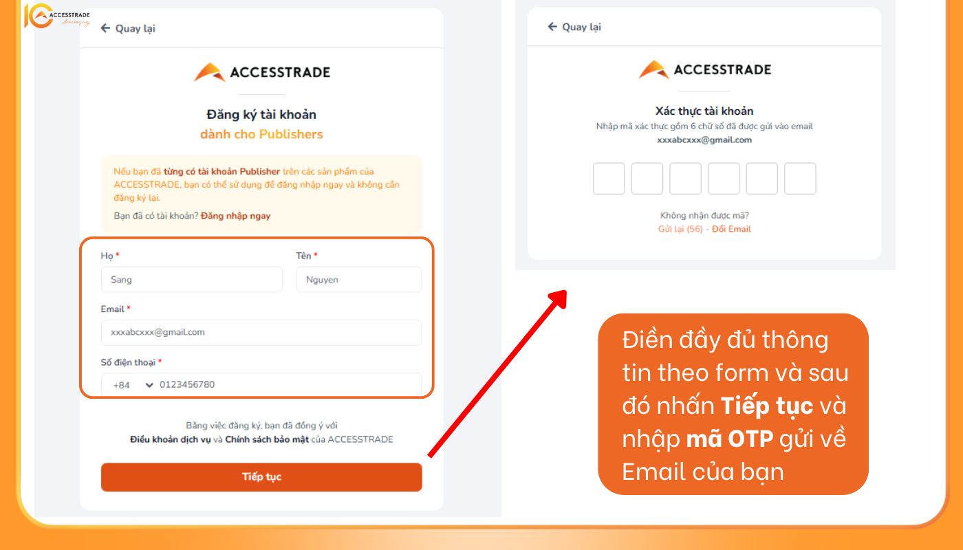 Hướng dẫn đăng ký kiếm tiền online