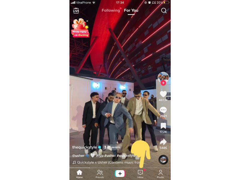 cách xem live trên TikTok