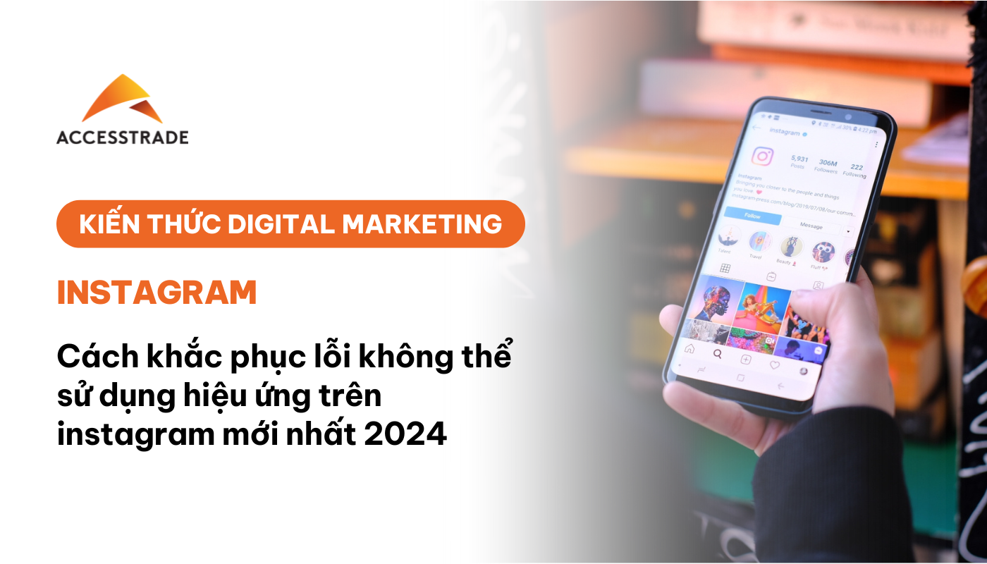 Cách khắc phục lỗi không thể sử dụng hiệu ứng Instagram