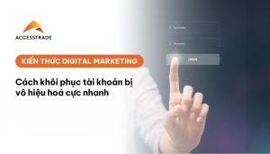 Khôi phục tài khoản bị vô hiệu hoá