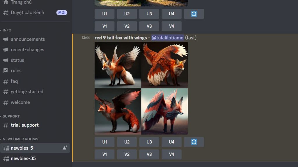 Cách sử dụng Midjourney vẽ tranh