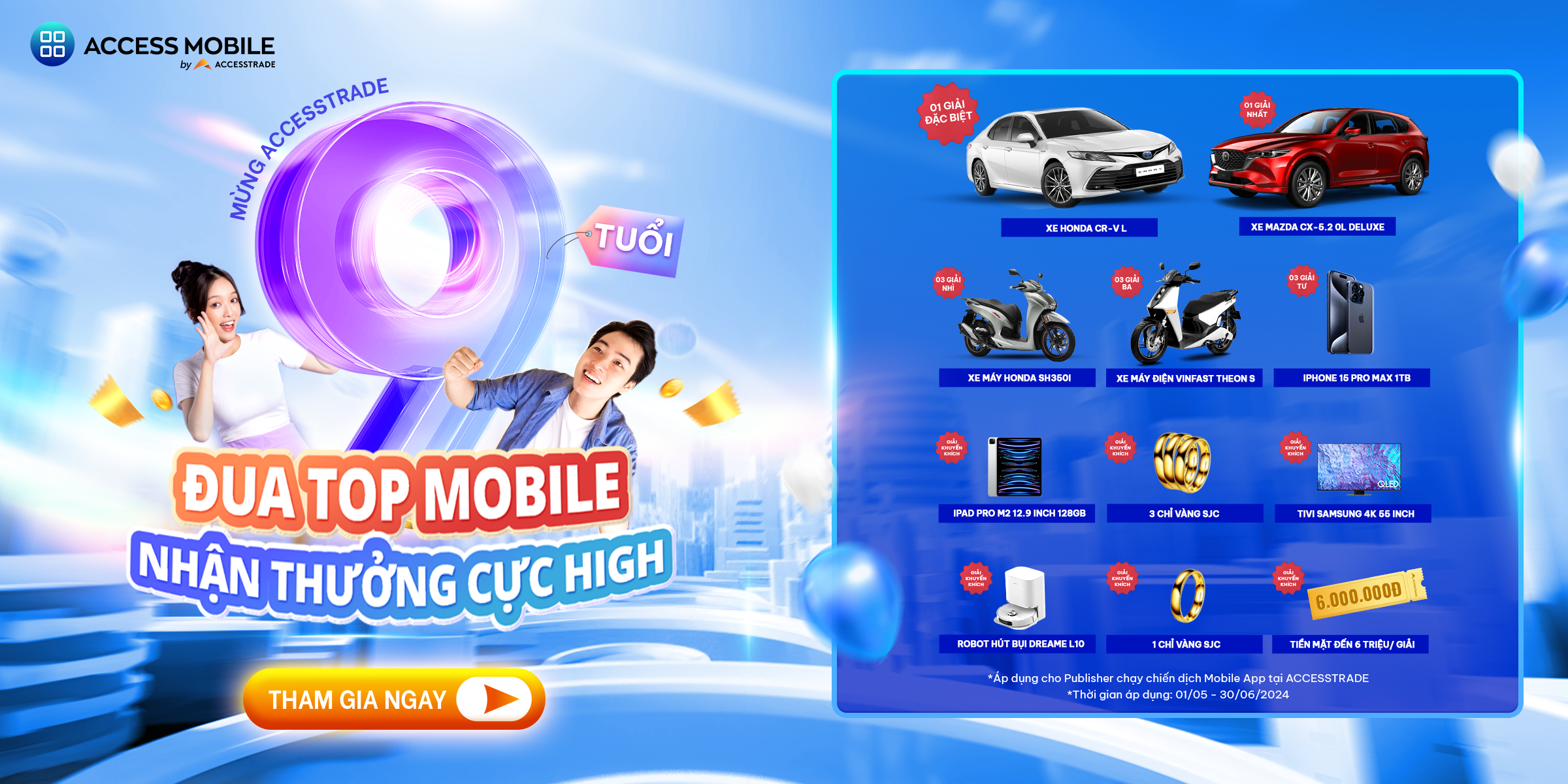 ACCESSTRADE 9 tuổi 