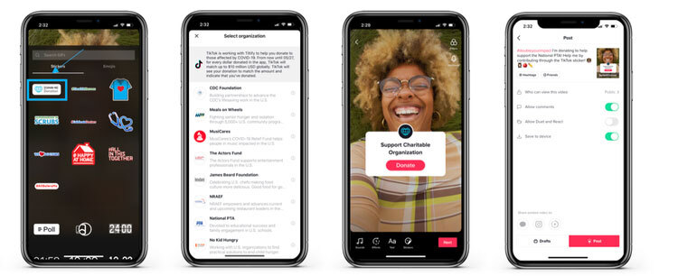 Kiếm tiền từ Tiktok thông qua Donate khi livestream