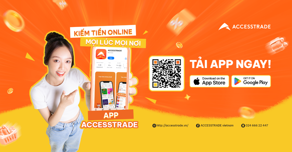 Kiếm tiền Online cùng ACCESSTRADE