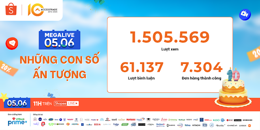 Những con số ấn tượng từ Megalive 05/06