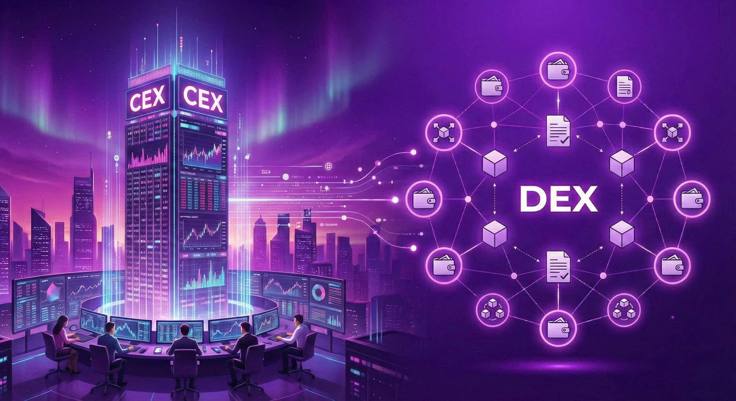 Sàn giao dịch (CEX & DEX)